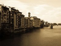 Arno River Bank, Florence, Italy