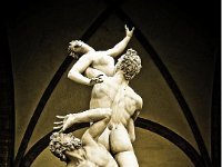 Statues in the Piazza Signorina, Florence, Italy