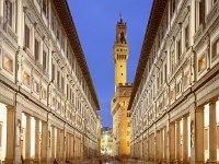 Uffizi Gallery Florence Italy display