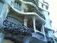 Casa Mila original balcony med