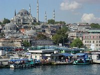 Istanbul view from Galata Bridge