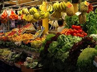 La Boqueria Les Ramblas Market fruit veg