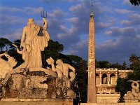 Piazza del Popolo Rome Italy display