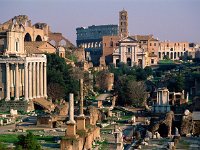 Roman Forum Rome Italy display
