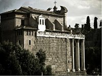 Temple of Antoninus and Faustina , Rome, Italy