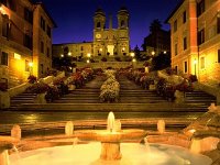 Trinita dei Monti Church Spanish Steps Rome Italy display