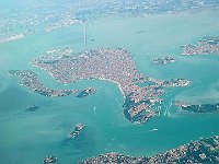 1Venice as seen from the air with bridge to mainland