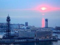 Dawn light over Barcelona harbor2
