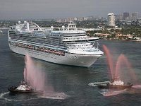 ruby princess arriving